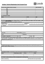 Holiday / Activity Registration And Consent Form - Breeze