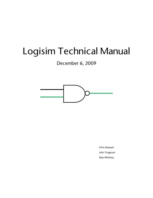 Logisim Technical Manual.pdf - MVNU Computer Science Department