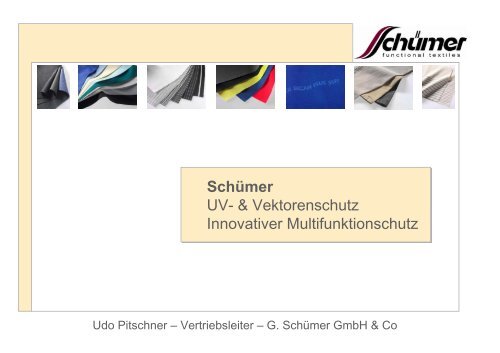 Schümer UV- & Vektorenschutz Innovativer Multifunktionschutz - ZiTex