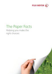 Download the Paper Facts Brochure - Fuji Xerox Supplies