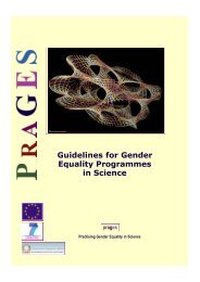 Guidelines for Gender Equality Programmes in Science - GeNet