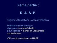 3 Ã¨me partie : R. A. S. P. - Soaringmeteo