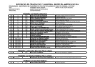 Resultado Universal Sieger realizada em 29, 30 e 01-07 ... - SBCPA