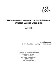 The Absence of a Gender Justice Framework in Social Justice ...