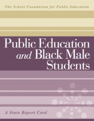 Public Education and Black Male Students