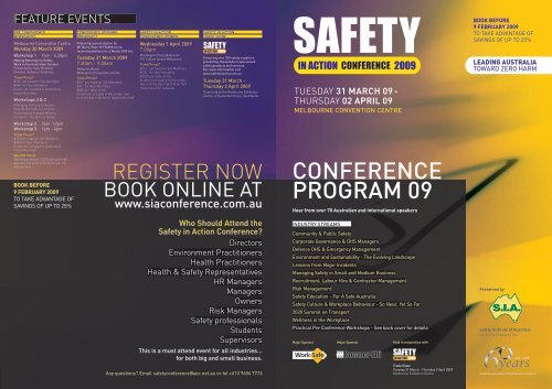 ConferenCe Program 09 - Safety Institute of Australia