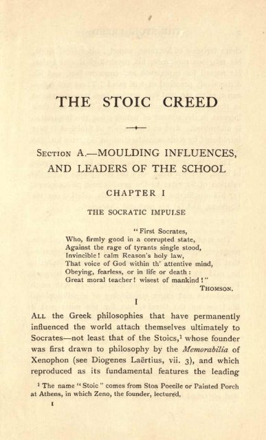 The Stoic Creed - College of Stoic Philosophers