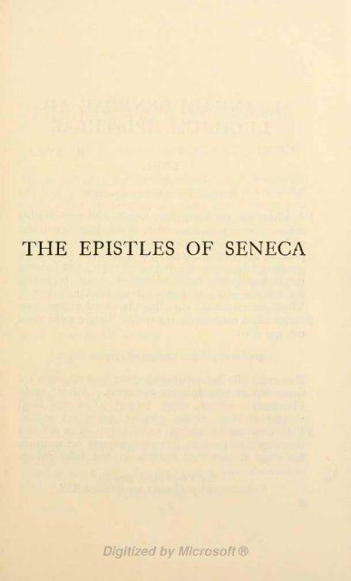 SENECA - College of Stoic Philosophers