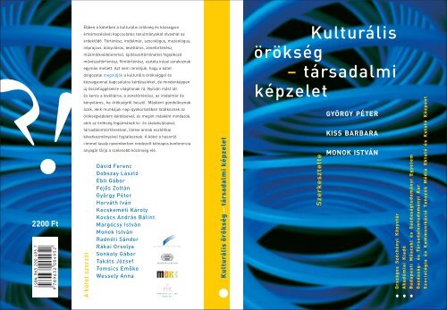 KulturÃ¡lis Ã¶rÃ¶ksÃ©g - tÃ¡rsadalmi kÃ©pzelet - MEK - OrszÃ¡gos ...