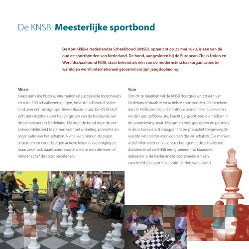 brochure - Koninklijke Nederlandse Schaakbond