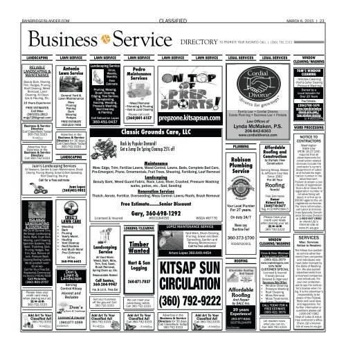 Kitsap Sun - March 6th 2015 edition