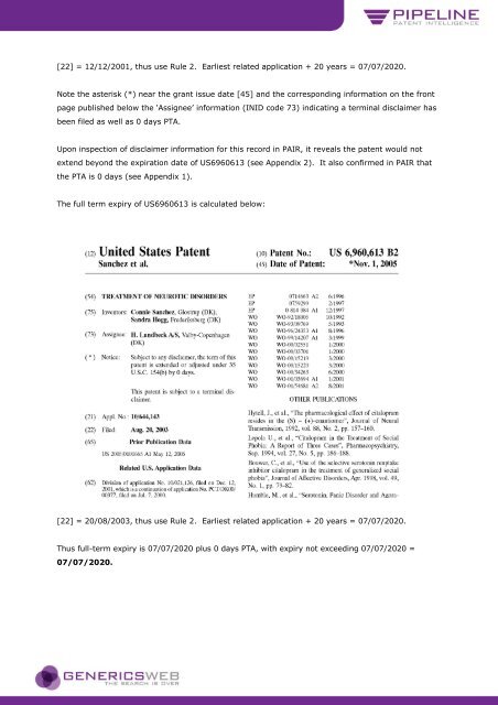 Calculating US Expiry Dates - GenericsWeb