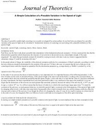 Journal of Theoretics - viXra.org