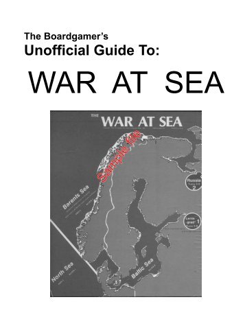 The Boardgamer Magazine - War at Sea Players ... - WarGameVault