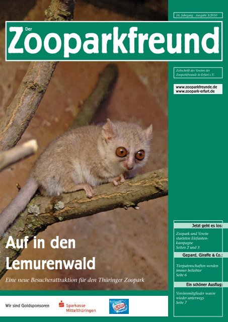 Auf in den Lemurenwald - Verein der Zooparkfreunde in Erfurt eV