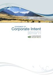 Landcare Research New Zealand Ltd - Crown Ownership ...