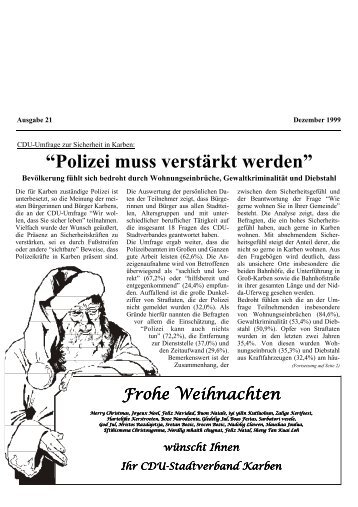 Ausgabe 21 - Dezember 1999 - Im-klartext.de