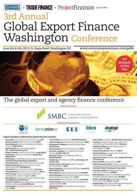 Global Export Finance Washington Conference - Trade Finance