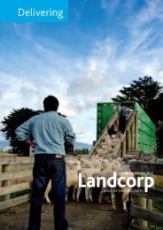 Landcorp Farming Annual Report 2011 - Crown Ownership ...