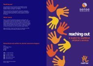 A toolkit for deafblind children's services reaching out ... - Sense