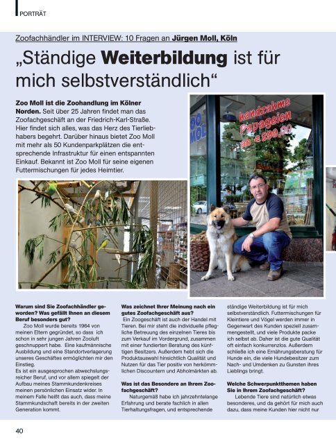 Der gArten- und zooevent 2012 - ZooFach-Trend