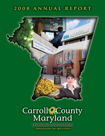 2008 ANNUAL REPORT - Carroll County Department of Economic ...