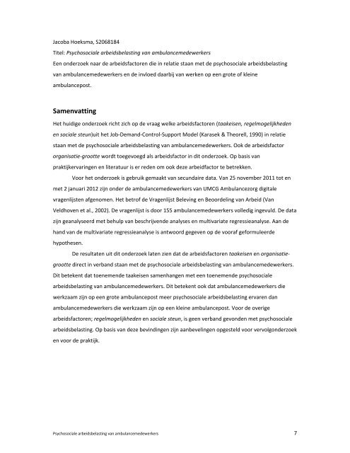 Download de scriptie - Wetenschapswinkel Geneeskunde en ...