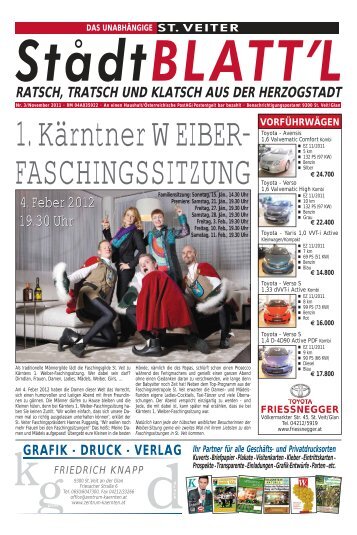 Stadt BLATT'L - Zentrum Kärnten in Wort und Bild