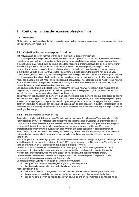 Reumaverpleegkundige - Verpleegkundigen & Verzorgenden ...