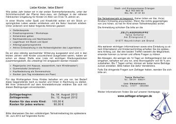 Unser Informationsfaltblatt mit Anmeldung steht Ihnen als Download