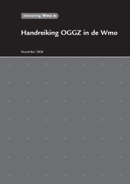 Handreiking OGGZ in de Wmo (2006) - WMO-Werkplaats