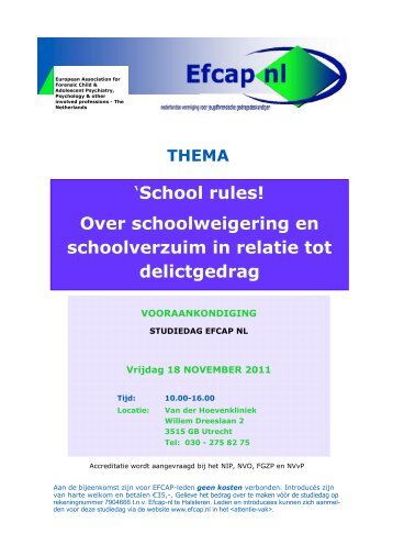 'School rules! Over schoolweigering en schoolverzuim in ... - Efcap-nl