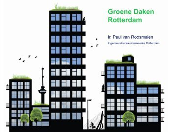 Programma Groene Daken Rotterdam - Aedes