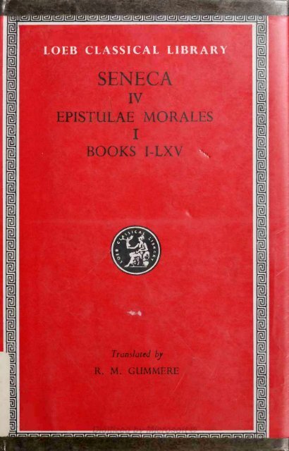 BOOKS I-LXV - College of Stoic Philosophers