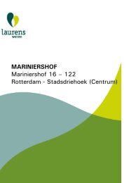 MARINIERSHOF Mariniershof 16 â 122 Rotterdam ... - Laurens