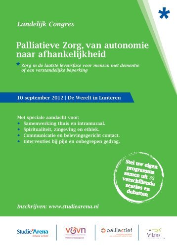 Palliatieve Zorg, van autonomie naar afhankelijkheid - StudieArena