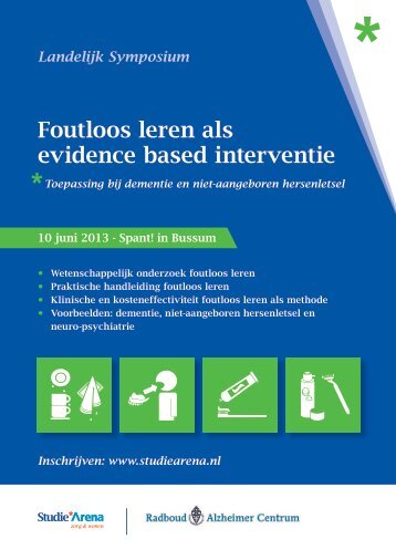 Foutloos leren als evidence based interventie - StudieArena