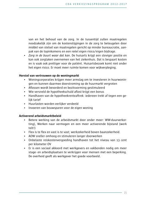 Download het verkiezingsprogramma - CDA