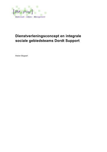 Dordrecht_Einddocument_Rapport - Invoering Wmo