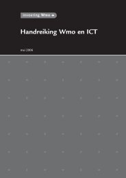 Handreiking Wmo en ICT - Ketens & Netwerken