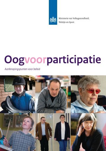 'Oog voor Participatie'. - Wmo-werkplaats Utrecht