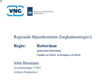 Rotterdam John Boumans - Invoering Wmo