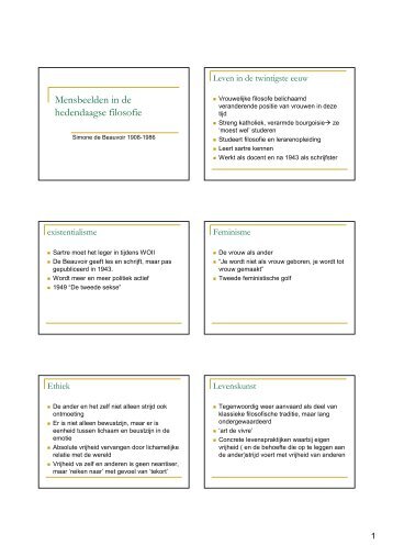 Mensbeelden - deel 1 - College 3 - Maieutiek