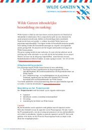 Wilde Ganzen inhoudelijke beoordeling en ranking: