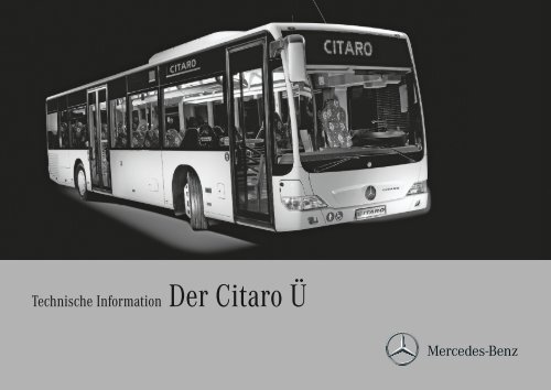 Technische Information Der Citaro Ü