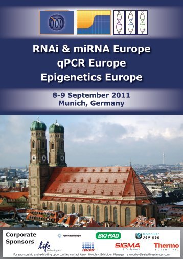 RNAi & miRNA Europe qPCR Europe Epigenetics Europe