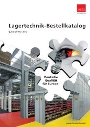 Lagertechnik-Bestellkatalog - Zenit Kft.