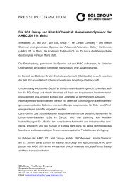 Die SGL Group und Hitachi Chemical ... - Windkraft-Journal