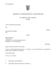 Landessozialgericht Baden-Württemberg - Postfach 10 29 44 Œ ...