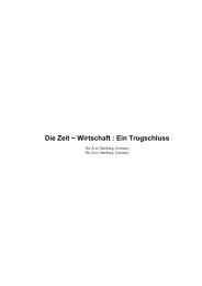 Die Zeit - Wirtschaft : Ein Trugschluss - Hans.caspary.hft-stuttgart.de